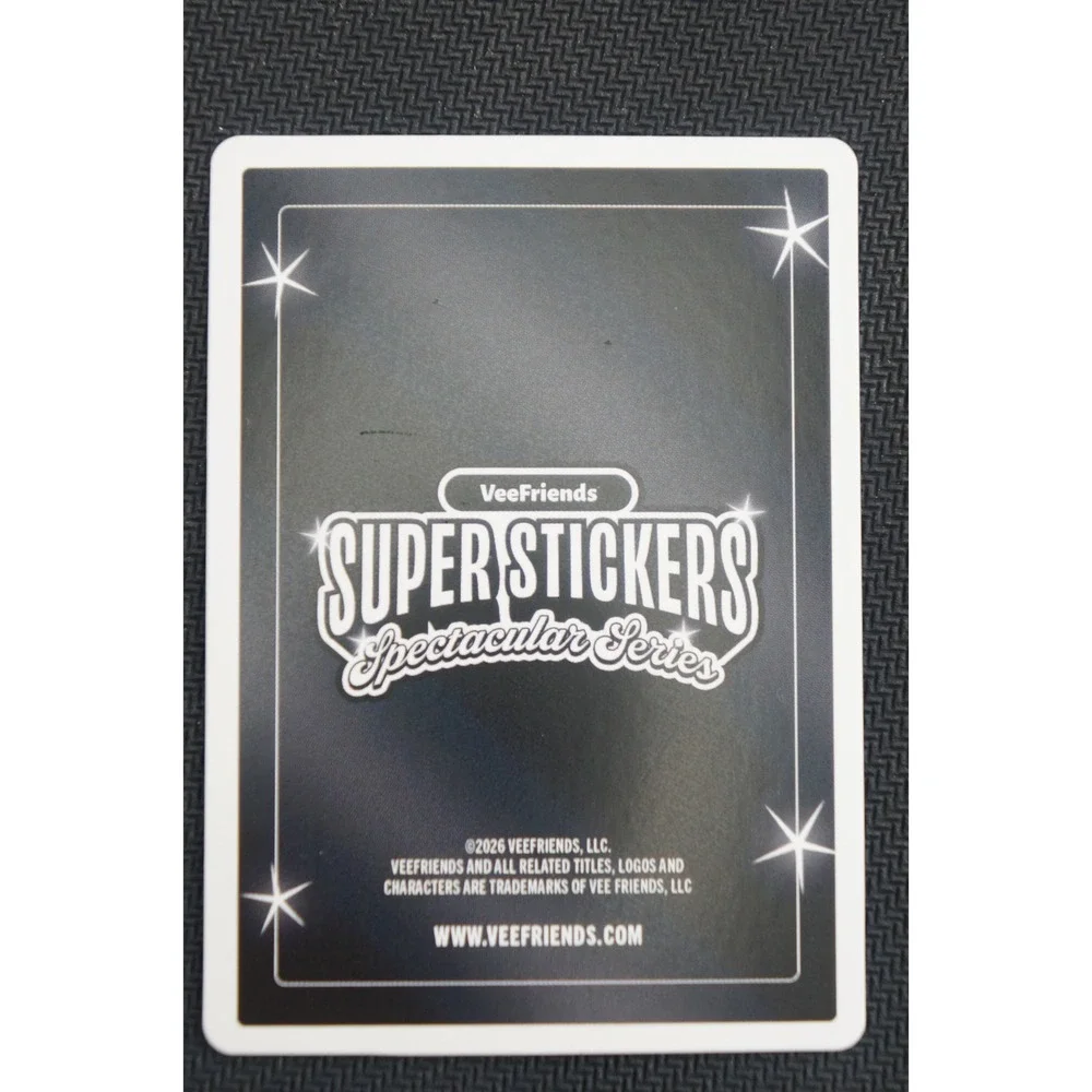 VeeFriends Super Stickers Spectacular Series GaryVee 17/55‎ Gold On Emerald EUC